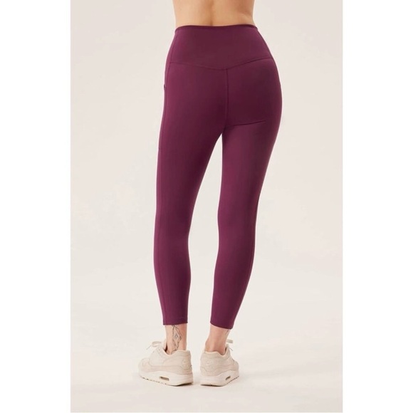 Girlfriend Collective Compressive High Rise Plum Leggings Size M - Picture 2 of 9